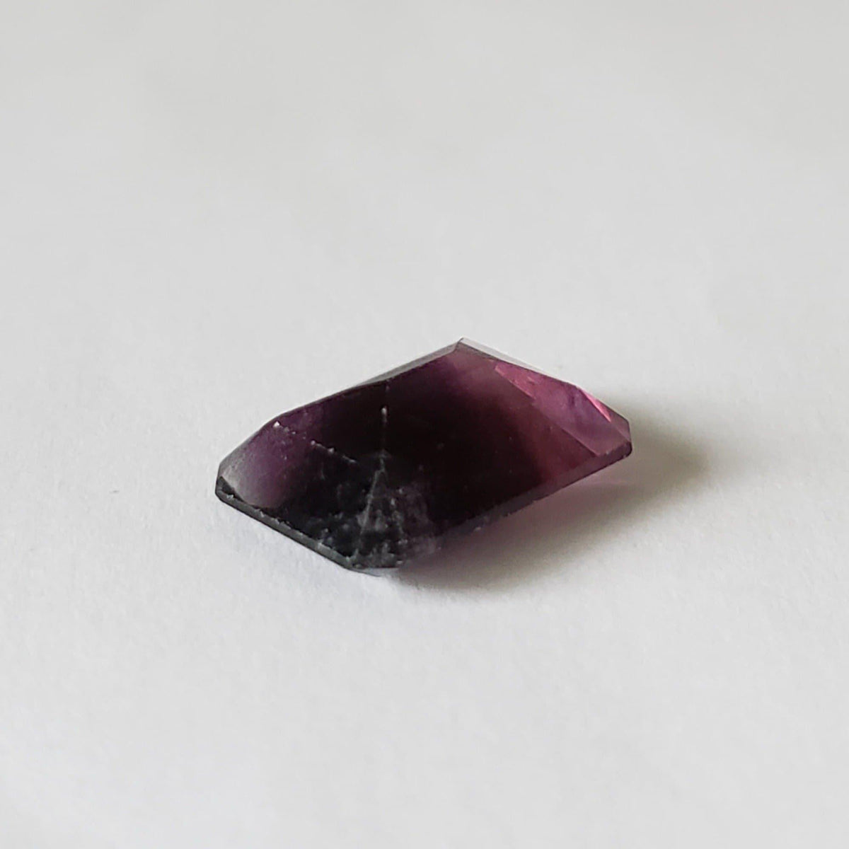 Fluorite | Octagon Cut | Bi-Color Purple | 11.9x10mm 7.1ct