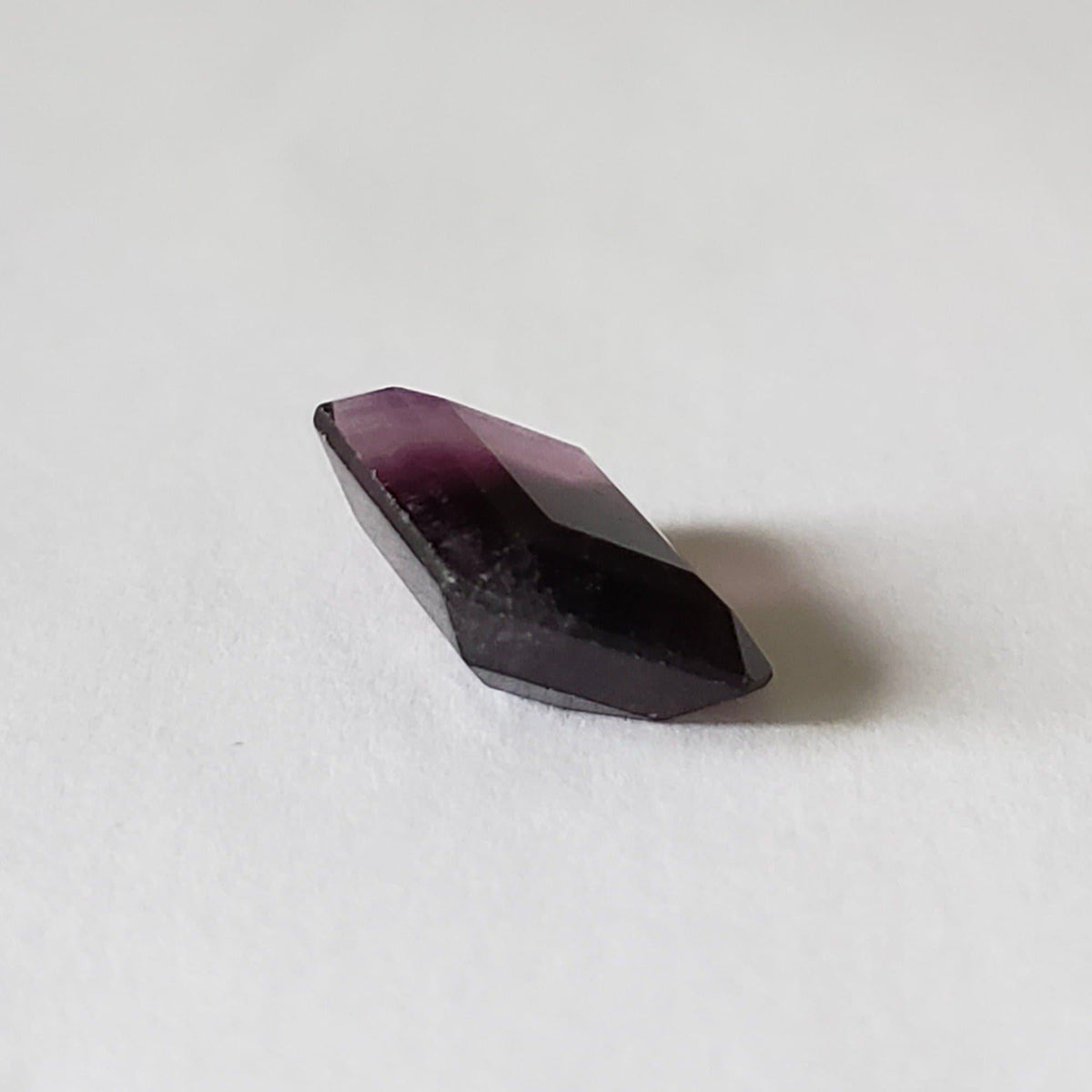 Fluorite | Octagon Cut | Bi-Color Purple | 11.9x10mm 7.1ct