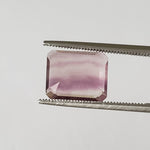 Fluorite | Octagon Cut | Bi-Color Siberian Pink | 11x9mm 4.72ct