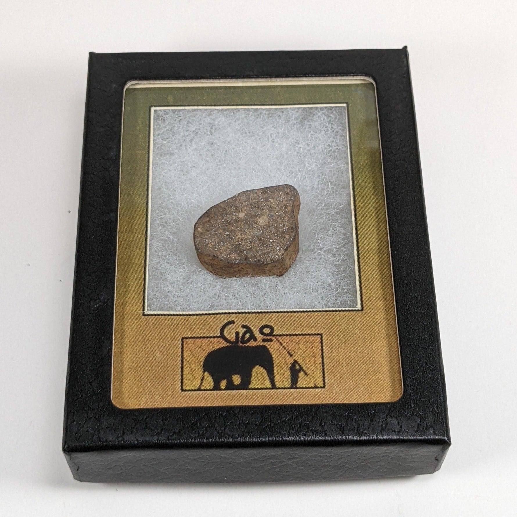  Gao-Guenie Meteorite-in-a-Box 10.8 grams End Cut H5 Chondrite Observed Fall Burkina Faso 