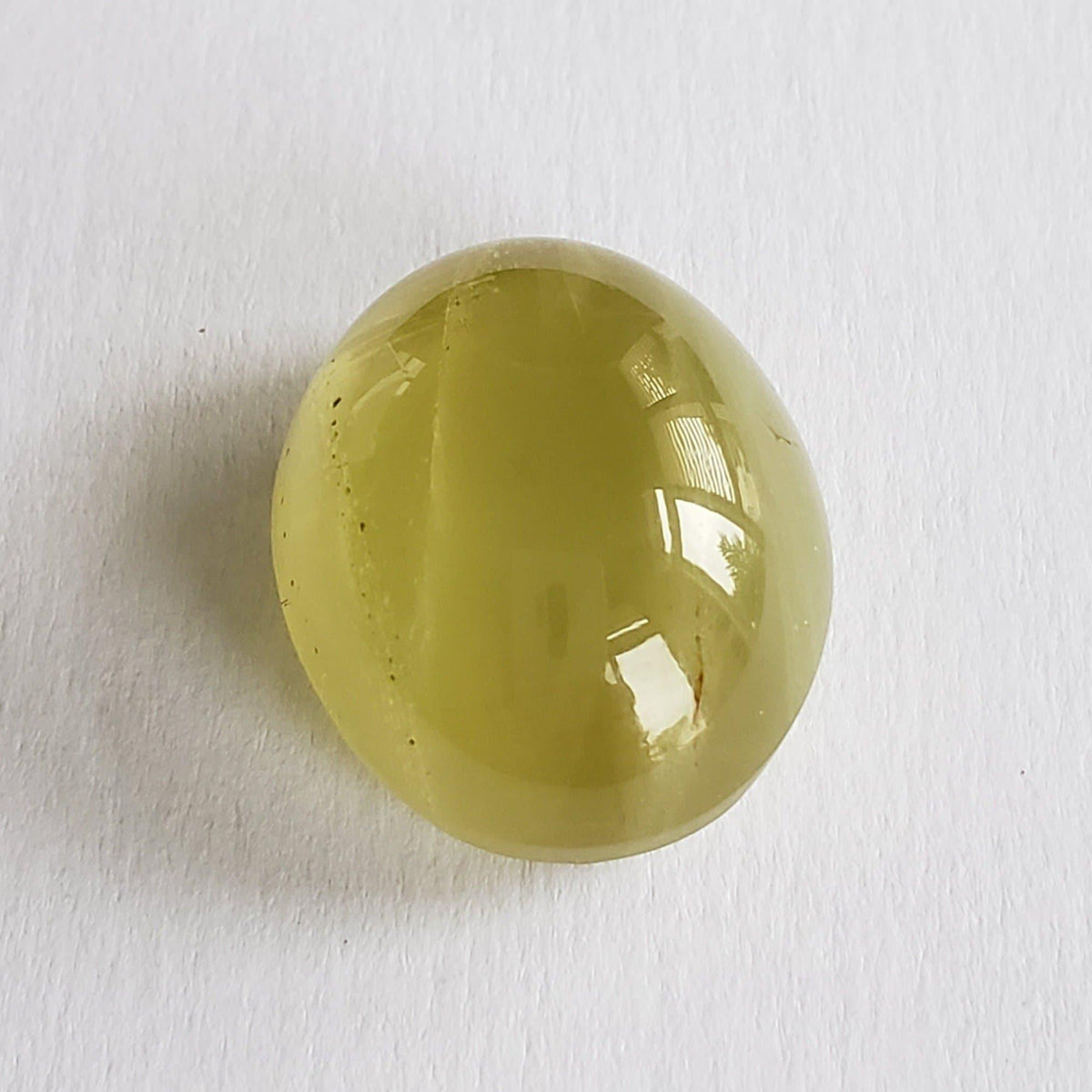  Golden Beryl Cats Eye | Oval Cabochon | 22x18mm 37.22ct 