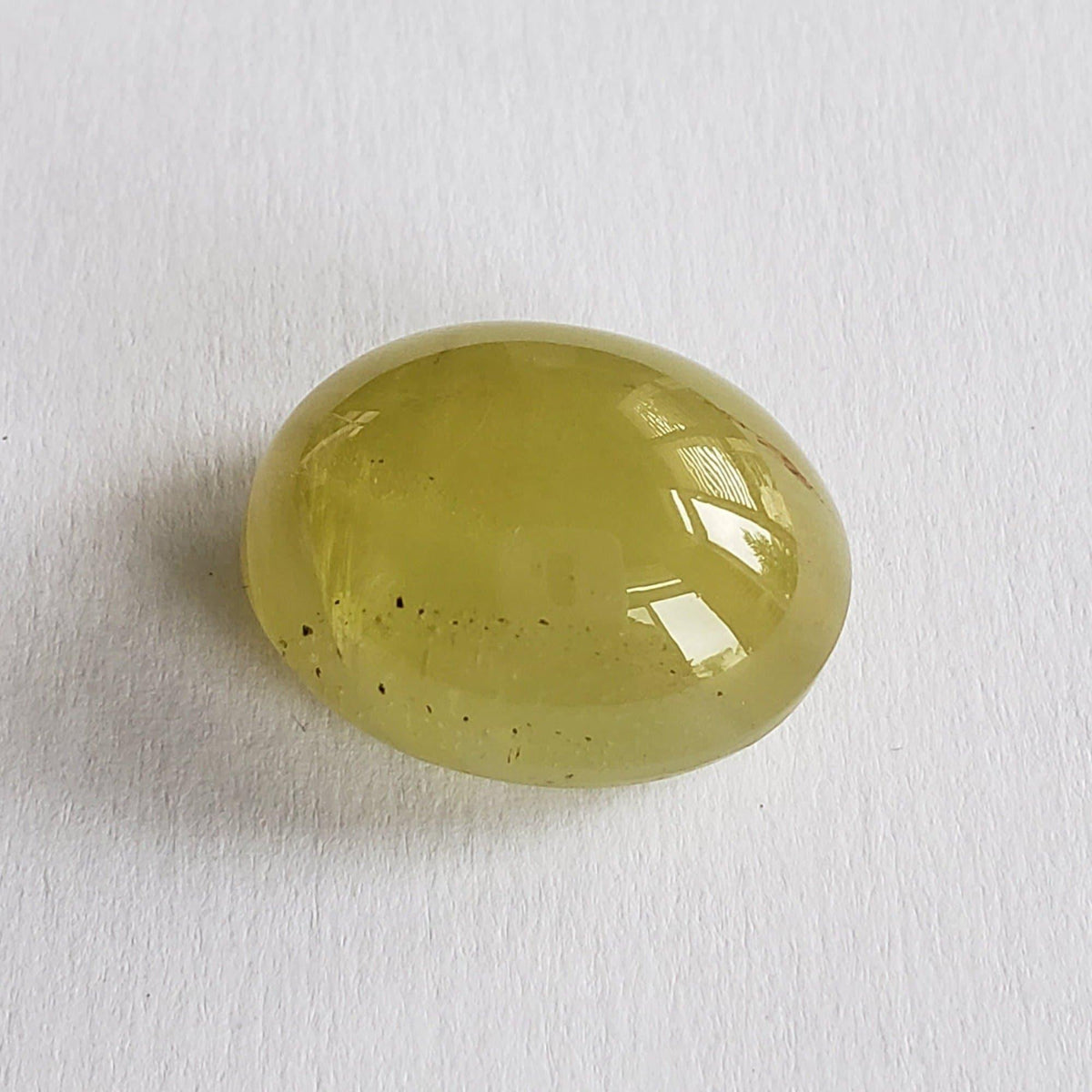  Golden Beryl Cats Eye | Oval Cabochon | 22x18mm 37.22ct 