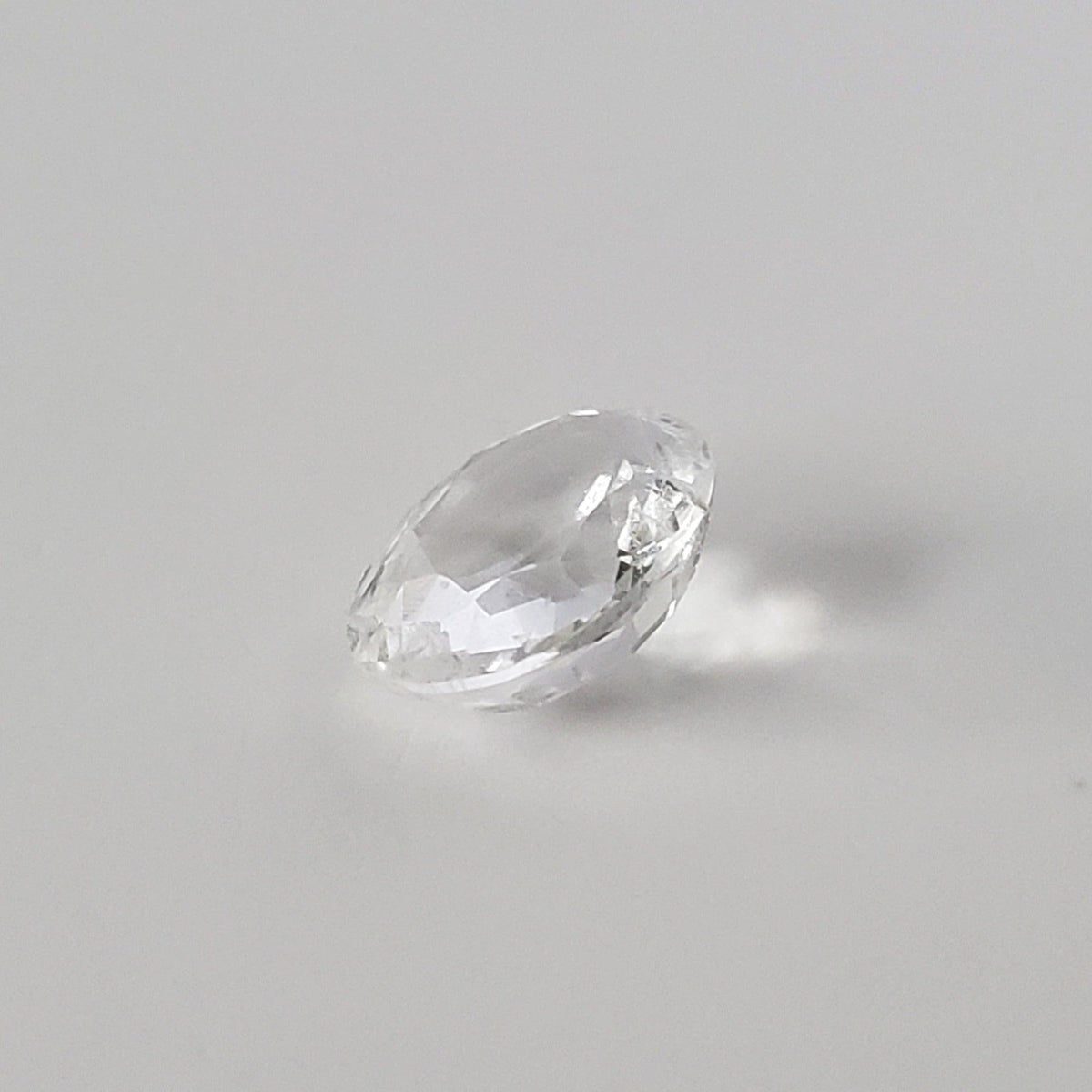  Goshenite | White Beryl | Oval Cut | Clear | 8.7x7mm 1.63ct | Brazil  