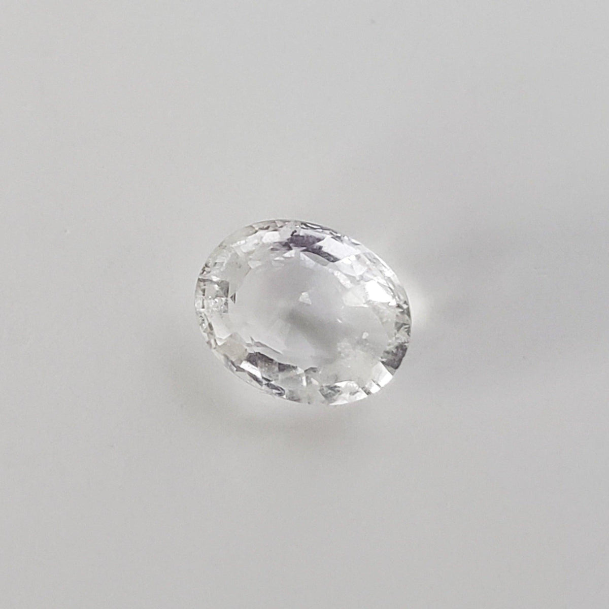  Goshenite | White Beryl | Oval Cut | Clear | 8.7x7mm 1.63ct | Brazil  