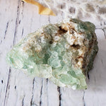  Green Fluorite Crystals on Matrix 107 Grams from Felix Mine, CA 