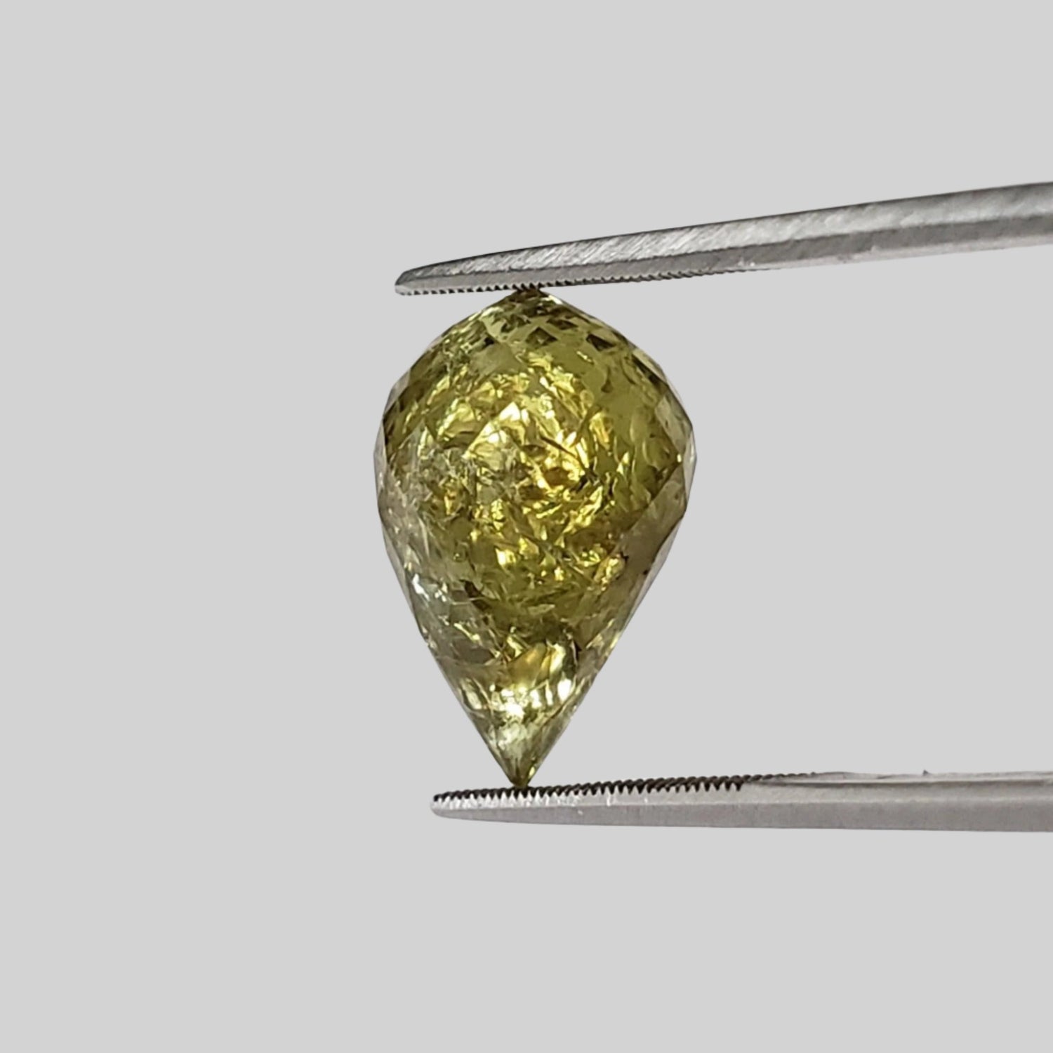  Grossular Mali Garnet | Briolette | Lime Green | 17x11mm 14.23ct 