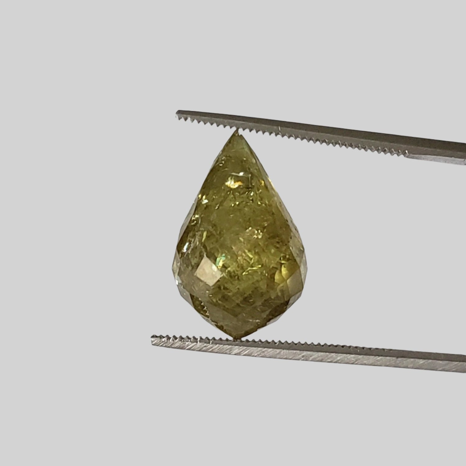  Grossular Mali Garnet | Briolette | Lime Green | 17x11mm 14.23ct 