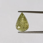 Grossular Mali Garnet | Briolette | Spring Green | 14.2x10mm 10.83ct | Canagem.com