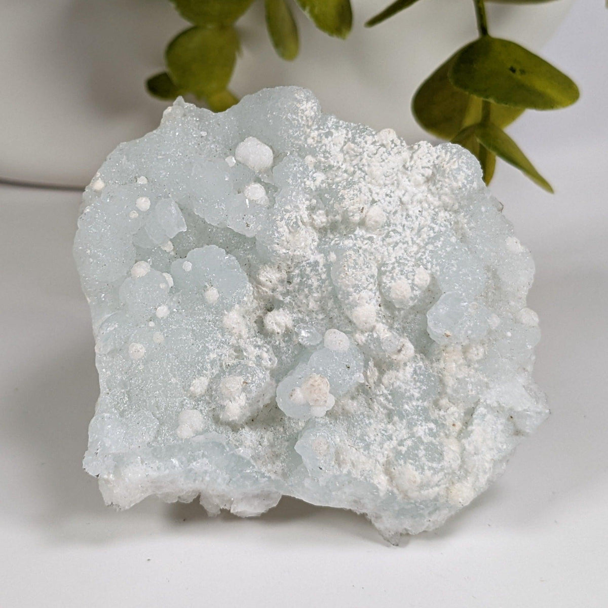 Gyrolite on Prehnite Crystal Cluster | 84 grams | Mumbai, India