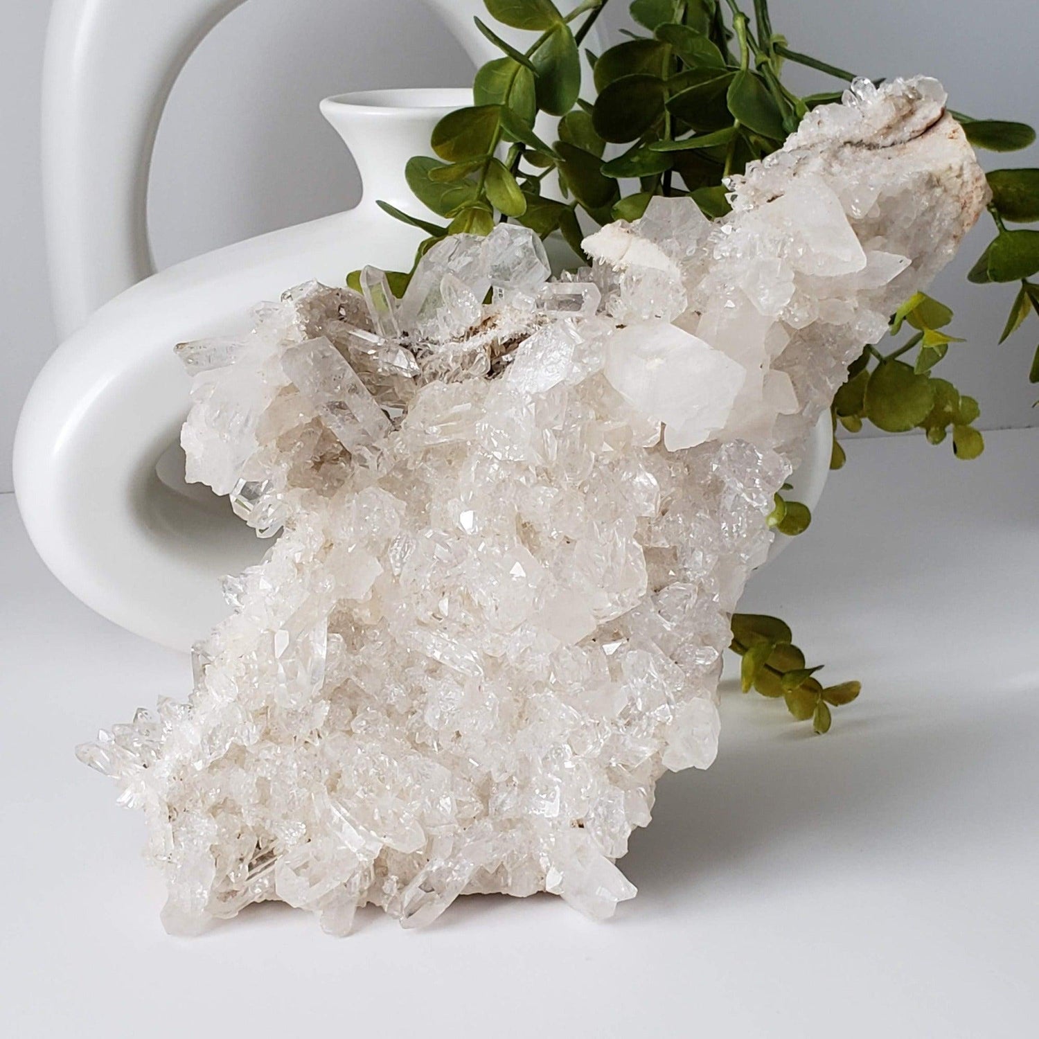 Himalayan Quartz Cluster | Multiple Clear Terminated Quartz Points | 2.4 KG | AAA Mineral