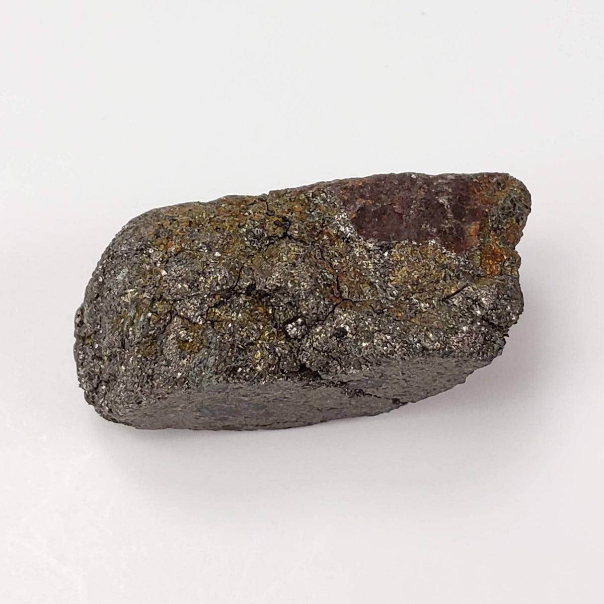  Impact Breccia Part Slice | 13.28 Grams | Metal Rich Impactite | Sudbury Structure, Canada, 