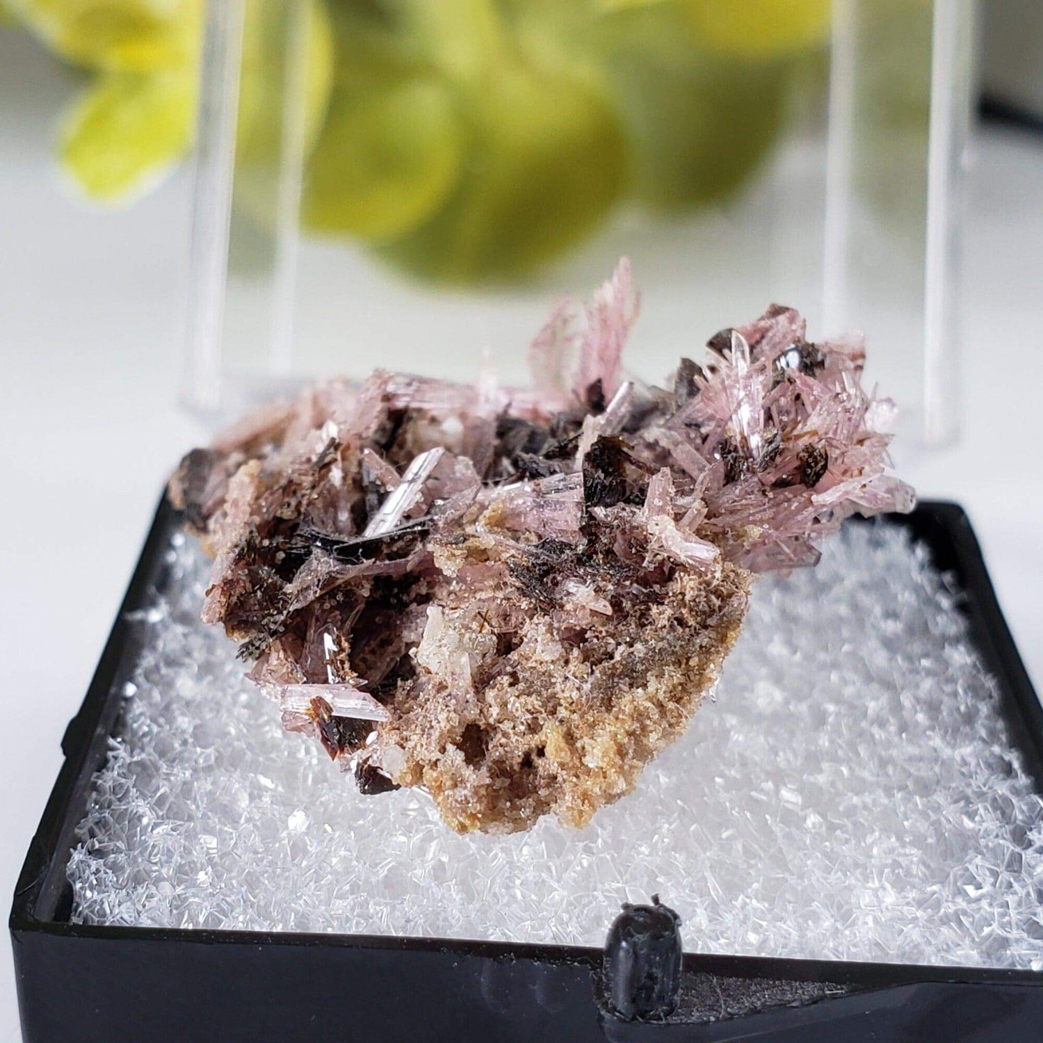 Inesite on Hubeite | Rare Mineral | Unique Crystal | Ezhou, Hubei Province, China 5