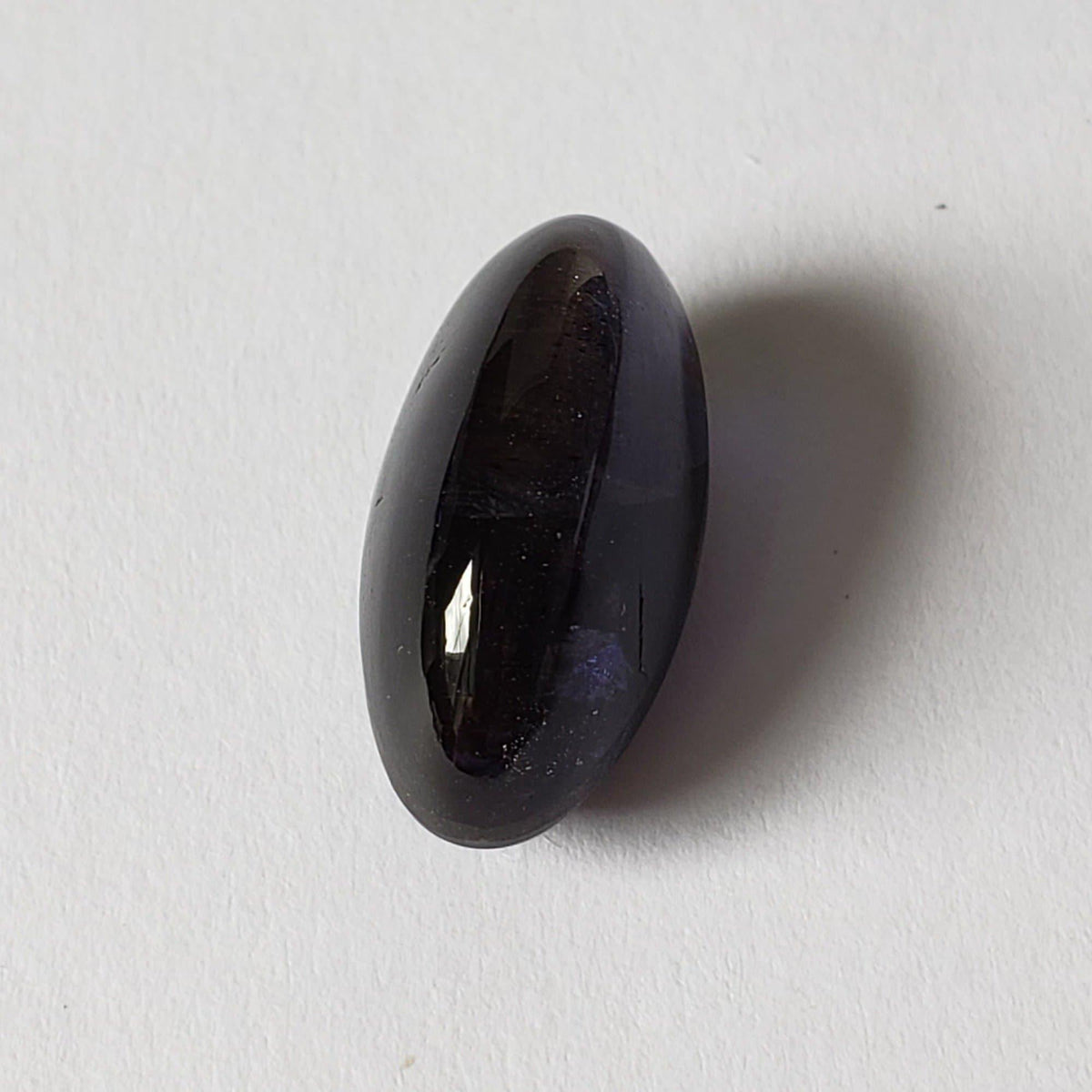  Iolite Cats Eye | Oval Cabochon | Black Blue | 18.2x9mm 11.9ct 