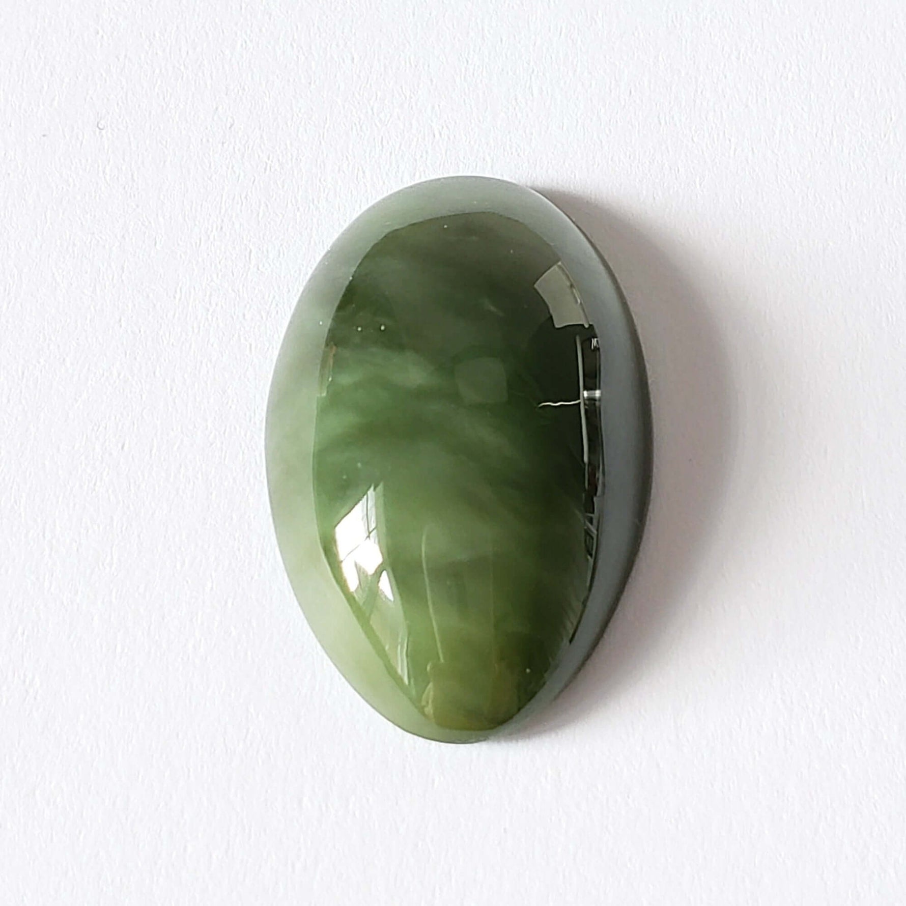  Jade | Oval Cabochon | Green Jade | 30x19 mm 31.55ct | Africa 