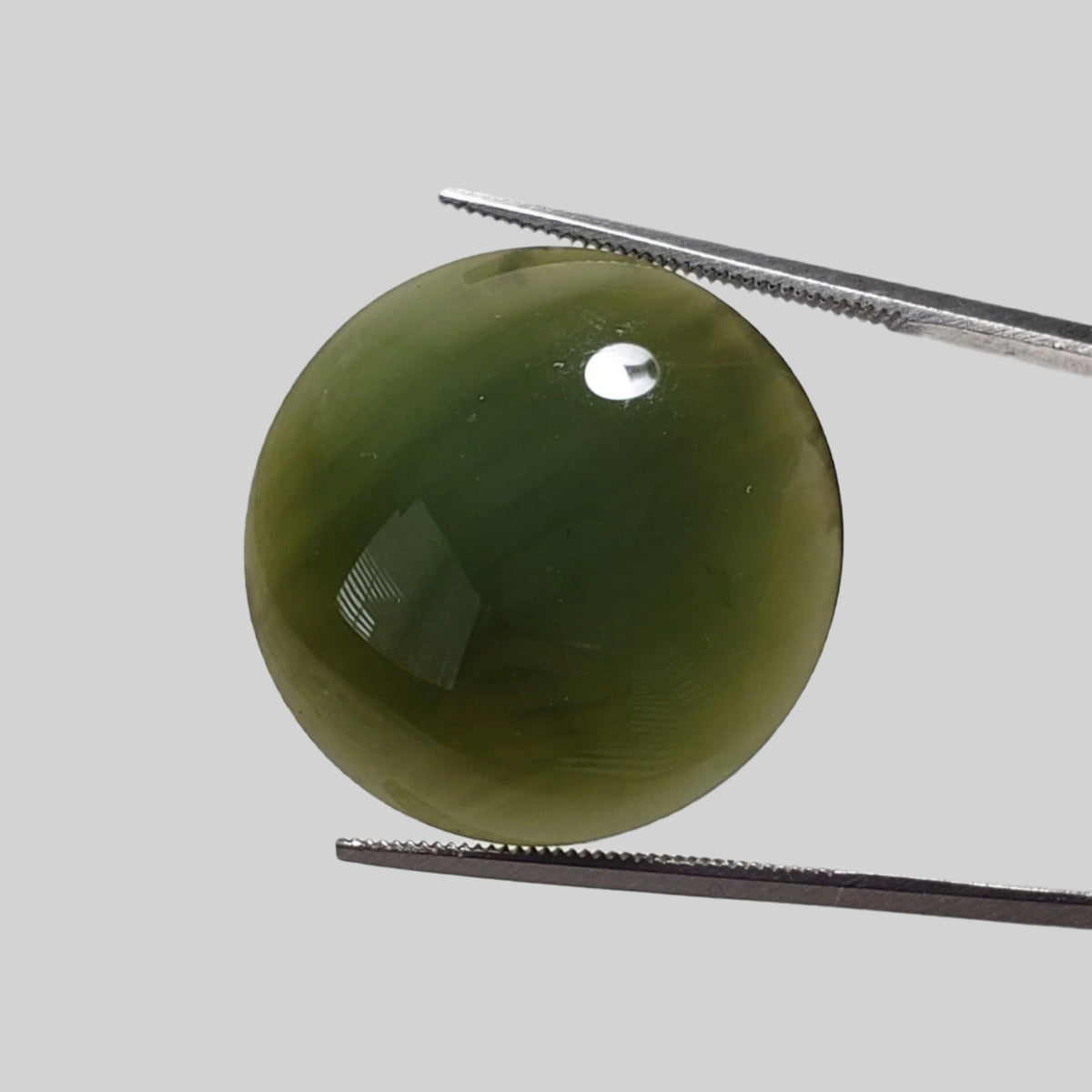  Jade | Round Cabochon | Green Jade | 24 mm 28.40ct | Africa 