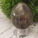 Labradorite Egg | Natural Gray Rainbow | 160 gr | Madagascar