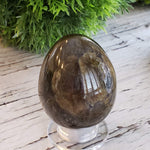 Labradorite Egg | Natural Gray Rainbow | 160 gr | Madagascar