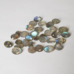 Labradorite | Faceted Oval Cut | Natural Gray Rainbow | 7x5mm