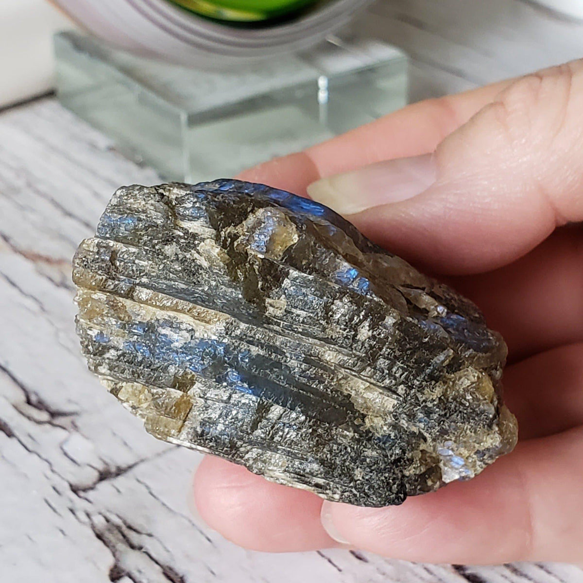 Rough Labradorite | Natural Gray Rainbow | 111.2 gr | Madagascar