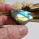 Labradorite | Polished Flat Stone | Natural Rainbow | 46.3 gr | Madagascar