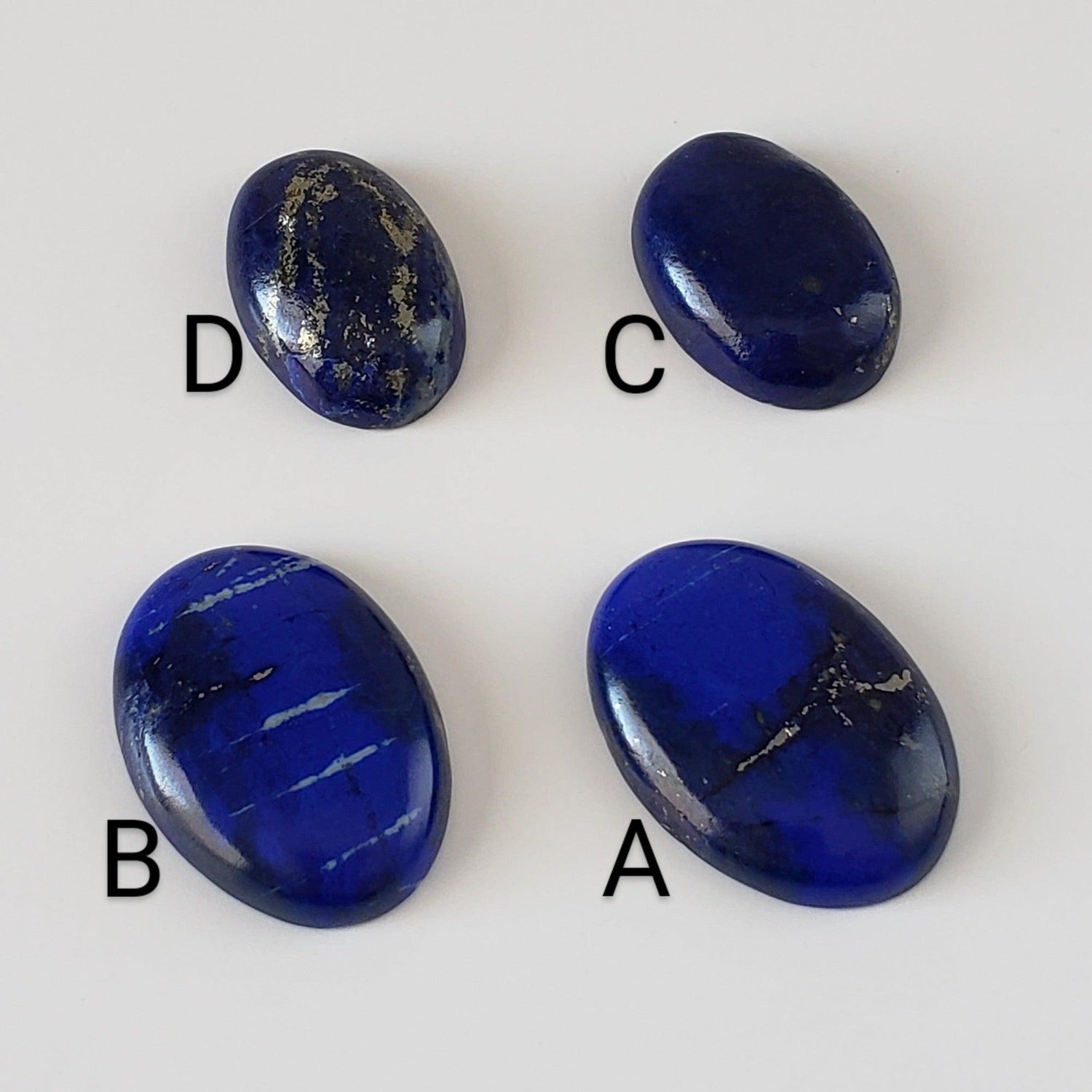  Oval Lapis Lazuli Cabochons Various sizes from Afghanistan 