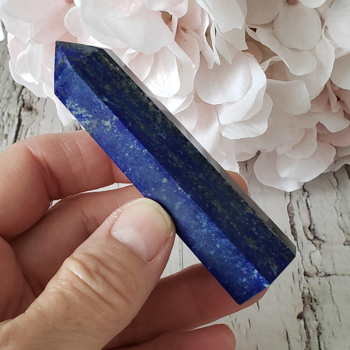  Lapis Lazuli Point 91 mm 96 gr Tower Crystal Point 