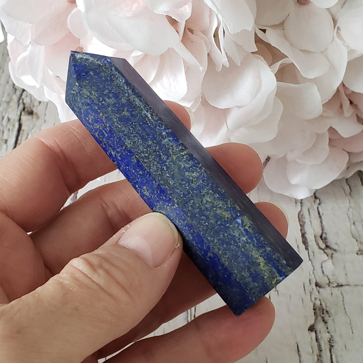  Lapis Lazuli Point 91 mm 96 gr Tower Crystal Point 