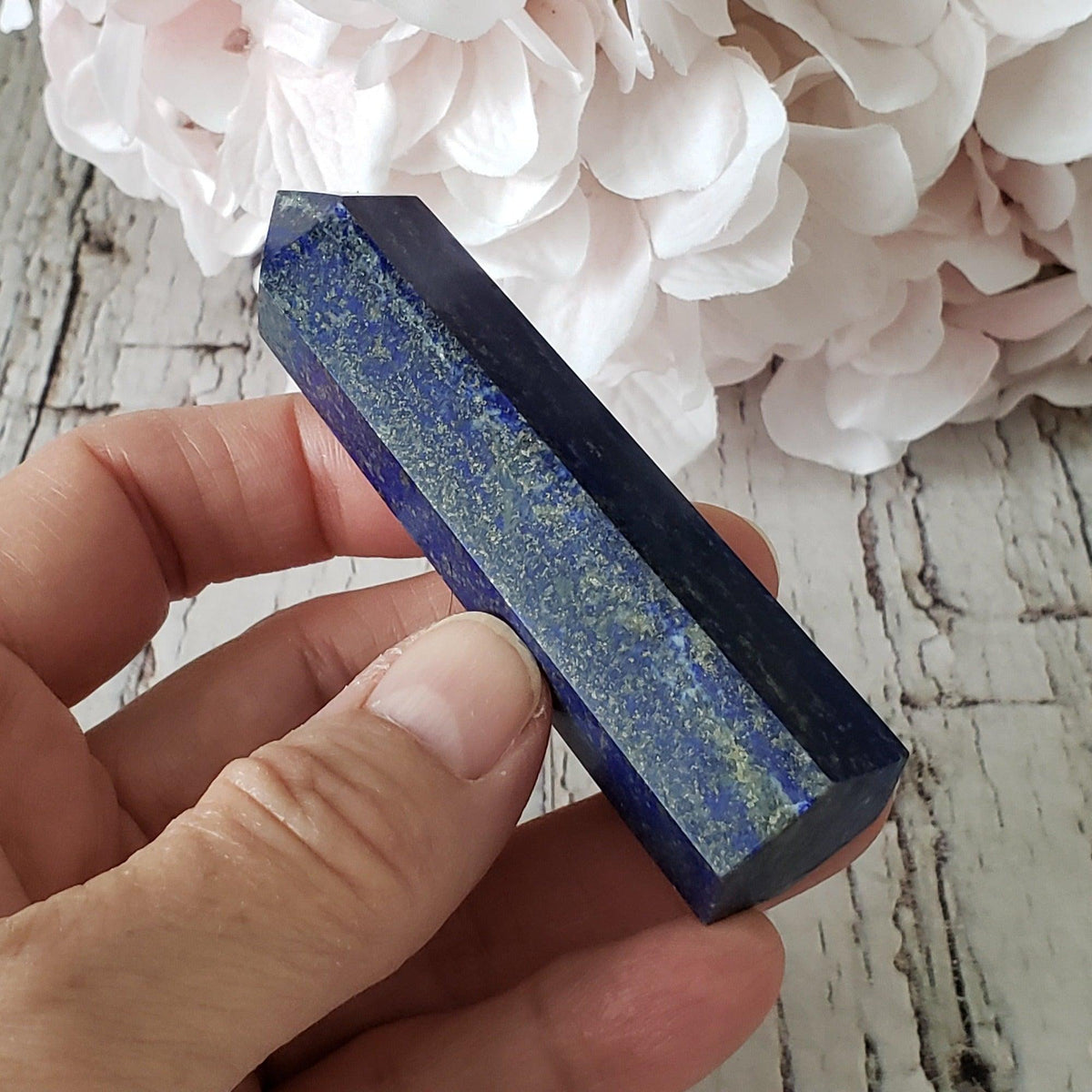  Lapis Lazuli Point 91 mm 96 gr Tower Crystal Point 