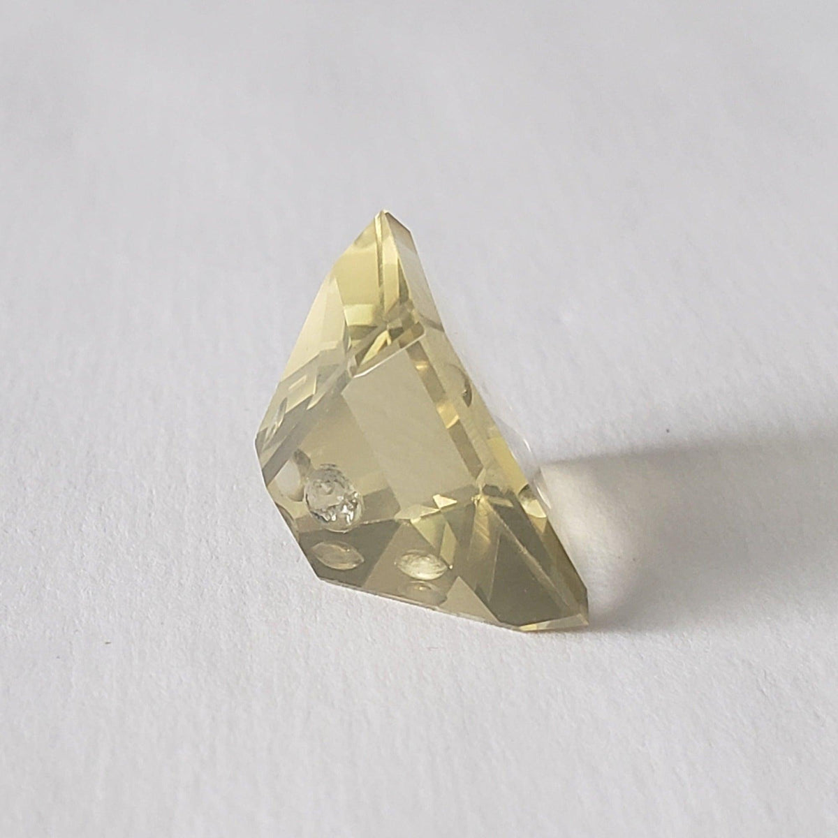  Lemon Citrine | Fancy Laser Cut | Lemon Yellow | 16.3x12.7mm 13.6ct 