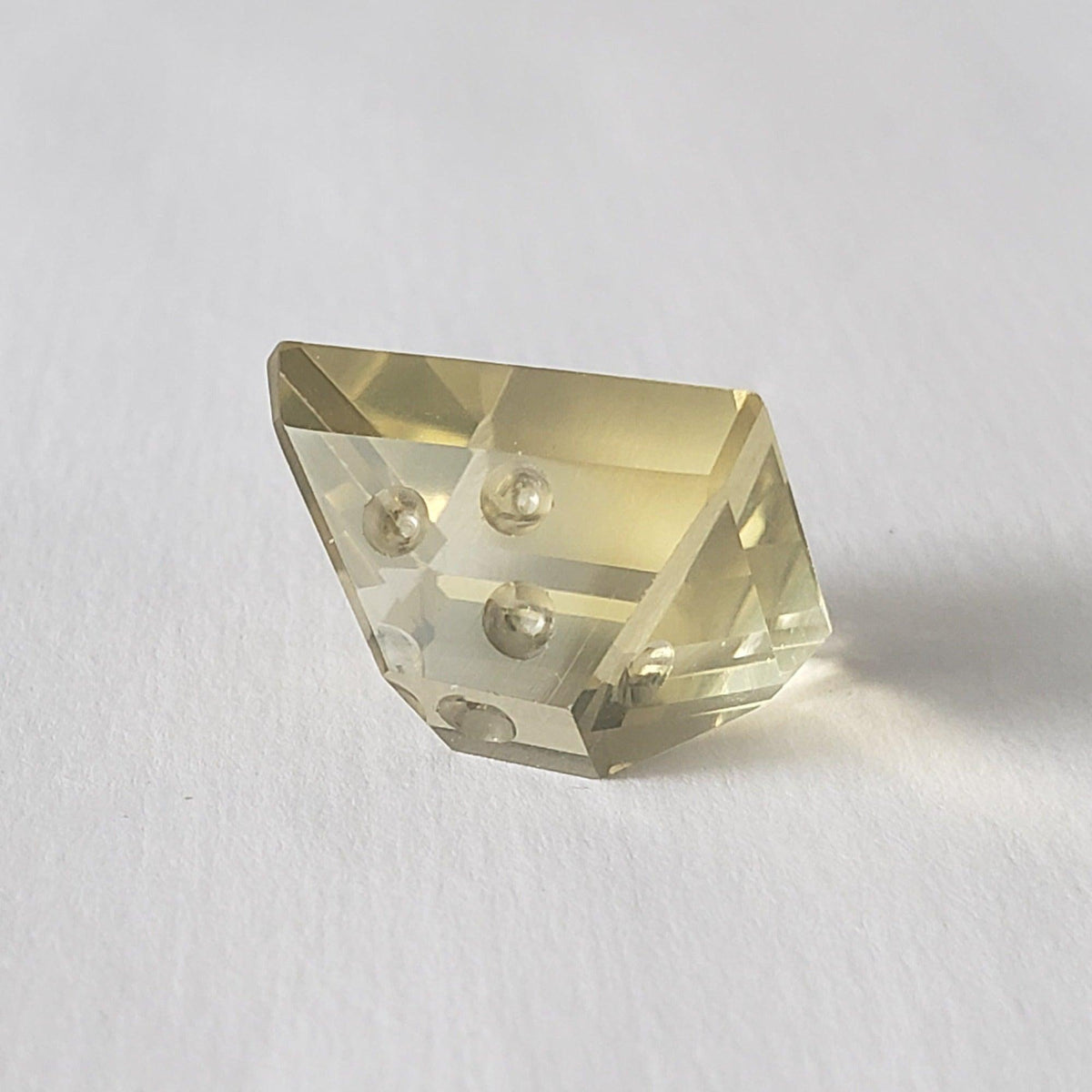  Lemon Citrine | Fancy Laser Cut | Lemon Yellow | 16.3x12.7mm 13.6ct 