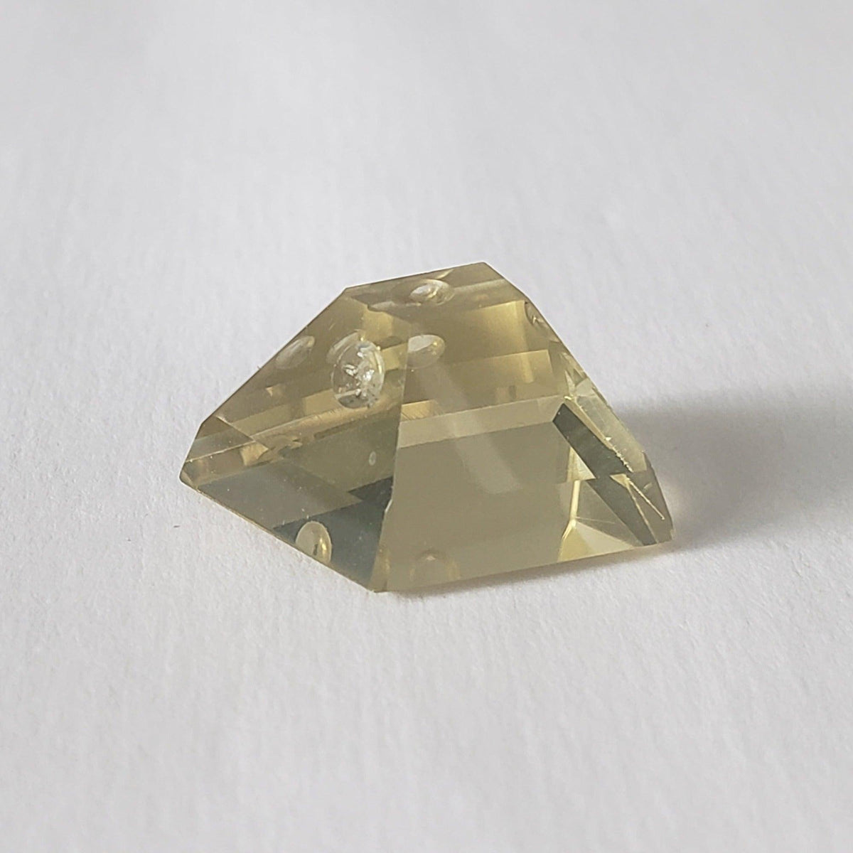  Lemon Citrine | Fancy Laser Cut | Lemon Yellow | 16.3x12.7mm 13.6ct 