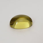 Lemon Citrine | Oval Cabochon | Lemon Green | 14x10mm 6.52ct