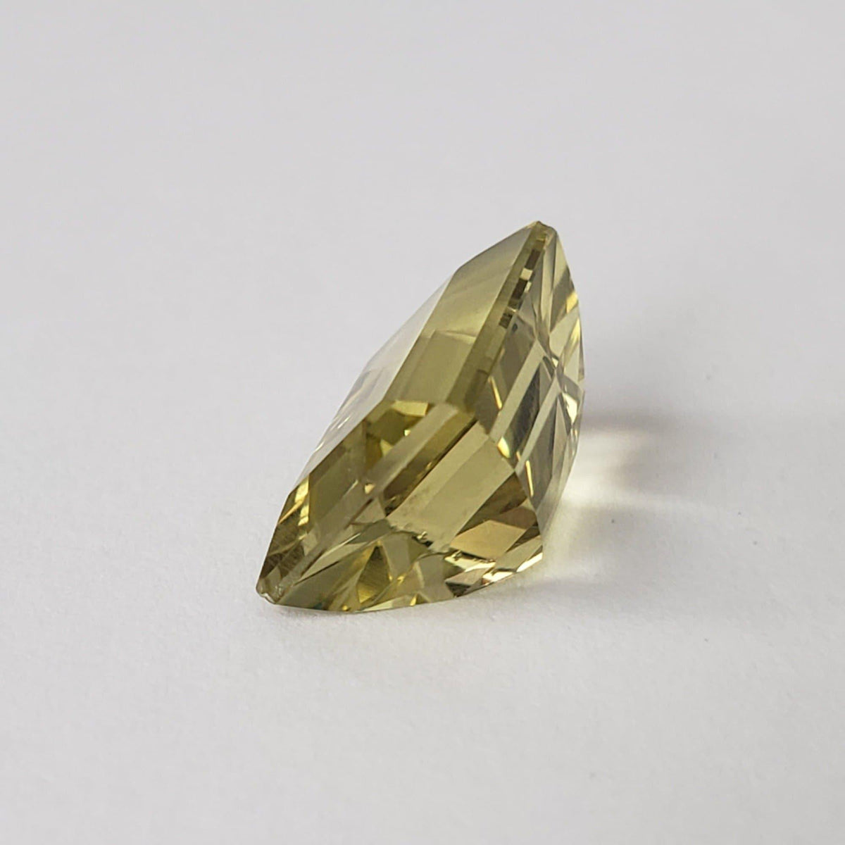 Lemon Quartz | Baguette Cut | Greenish Yellow | 13.5x9mm 7.10ct