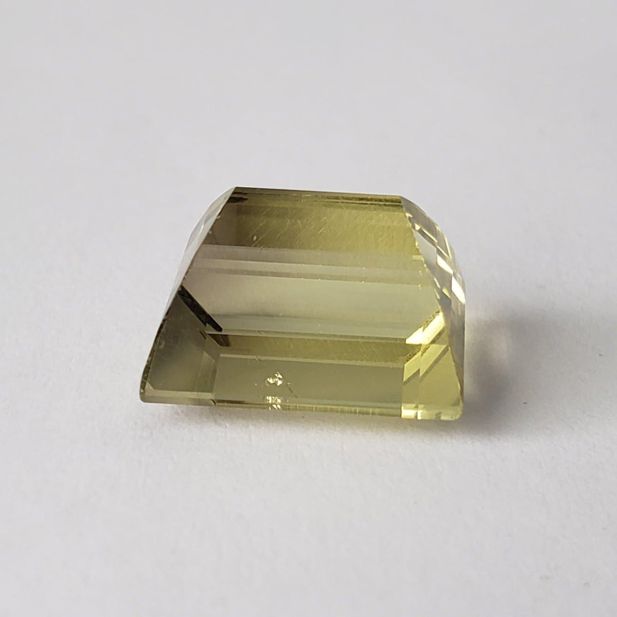 Lemon Quartz | Baguette Cut | Greenish Yellow | 13x11mm 9.88ct