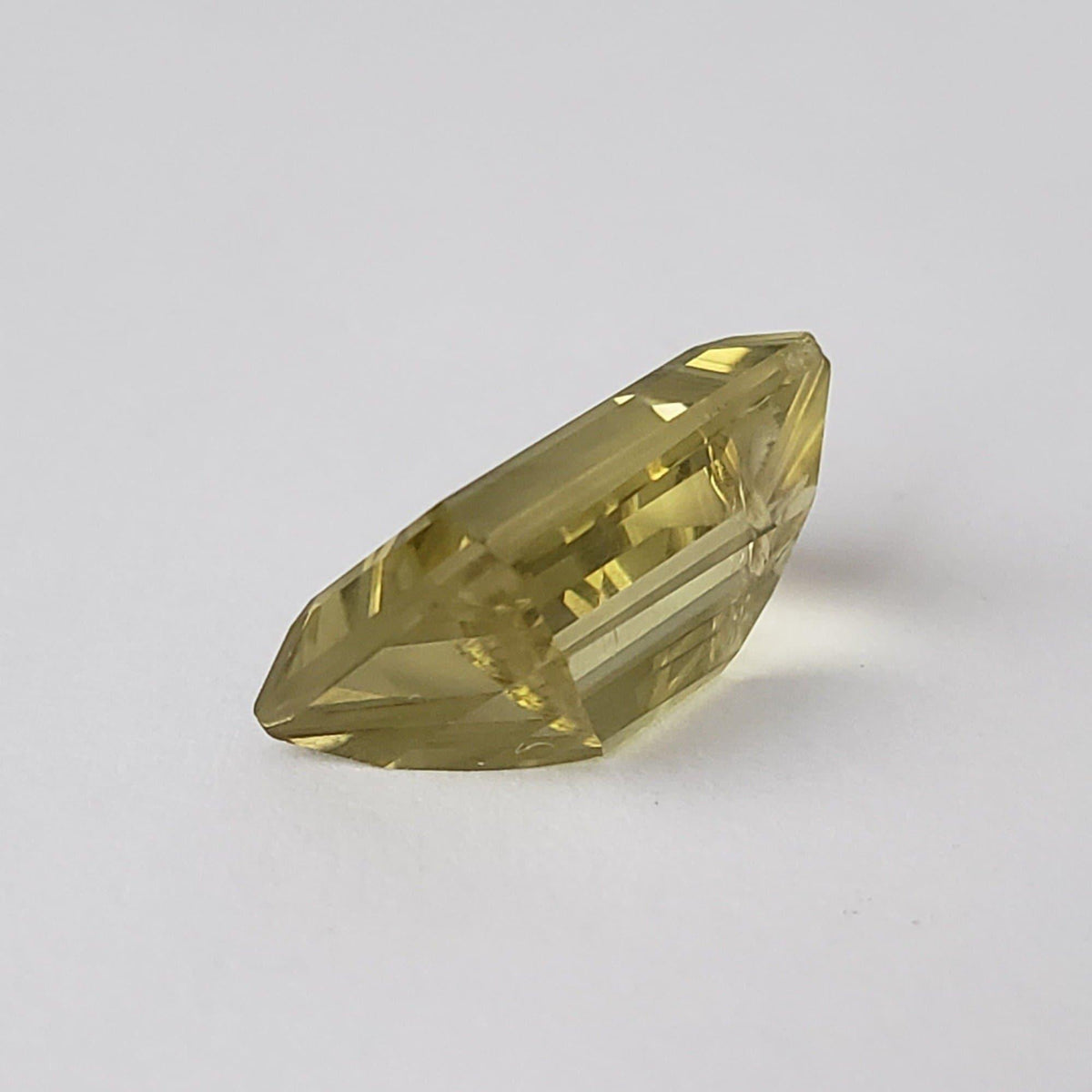 Lemon Quartz | Baguette Cut | Greenish Yellow | 15.5x9.5mm 8.55ct