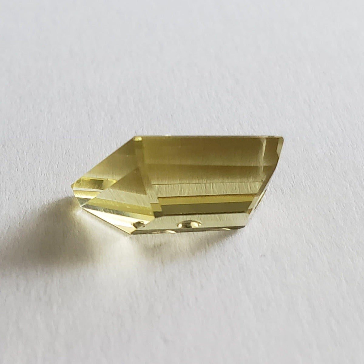  Lemon Quartz | Fancy Laser Cut | Lemon Yellow | 18x11.5mm 9.85ct 