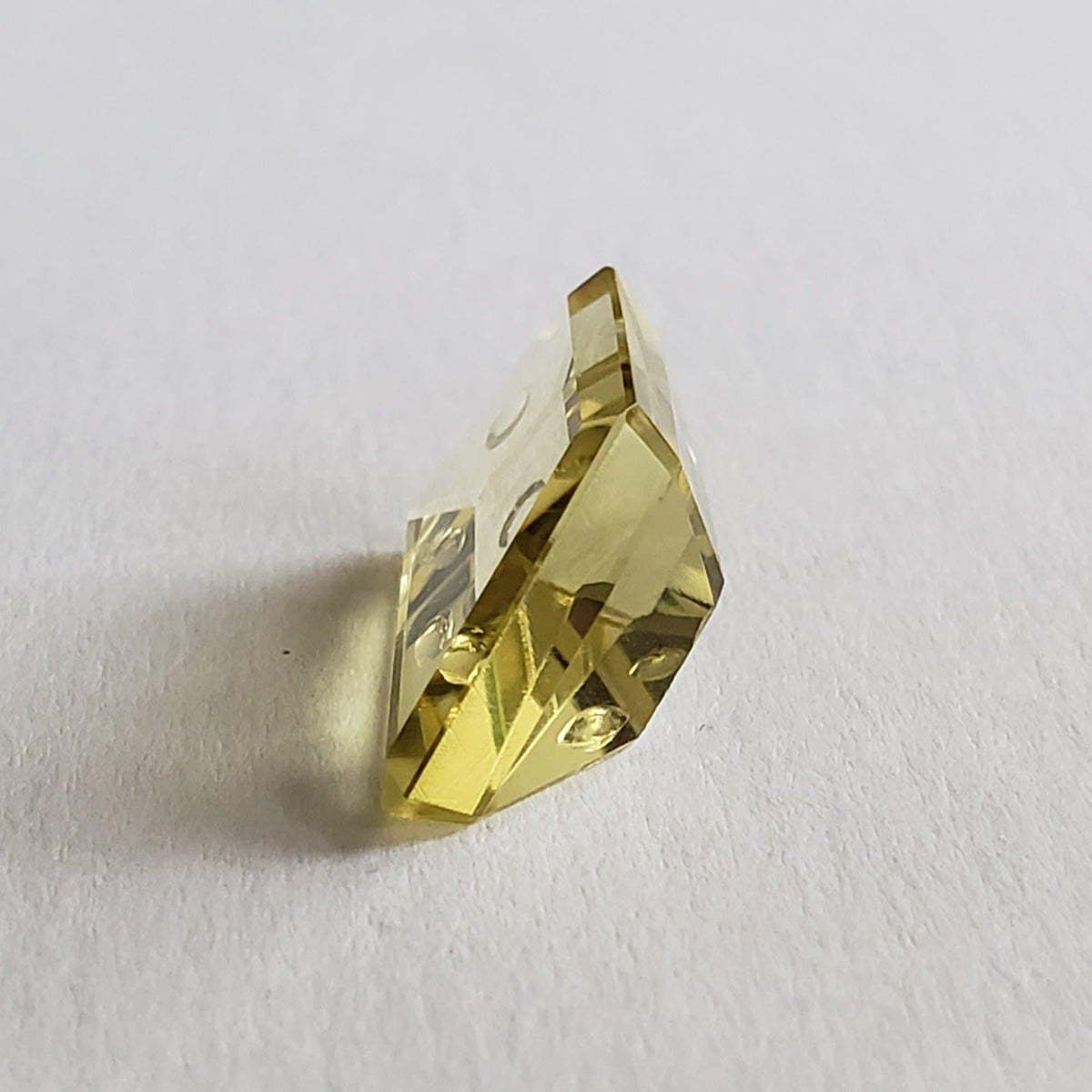  Lemon Quartz | Fancy Laser Cut | Lemon Yellow | 18x11.5mm 9.85ct 