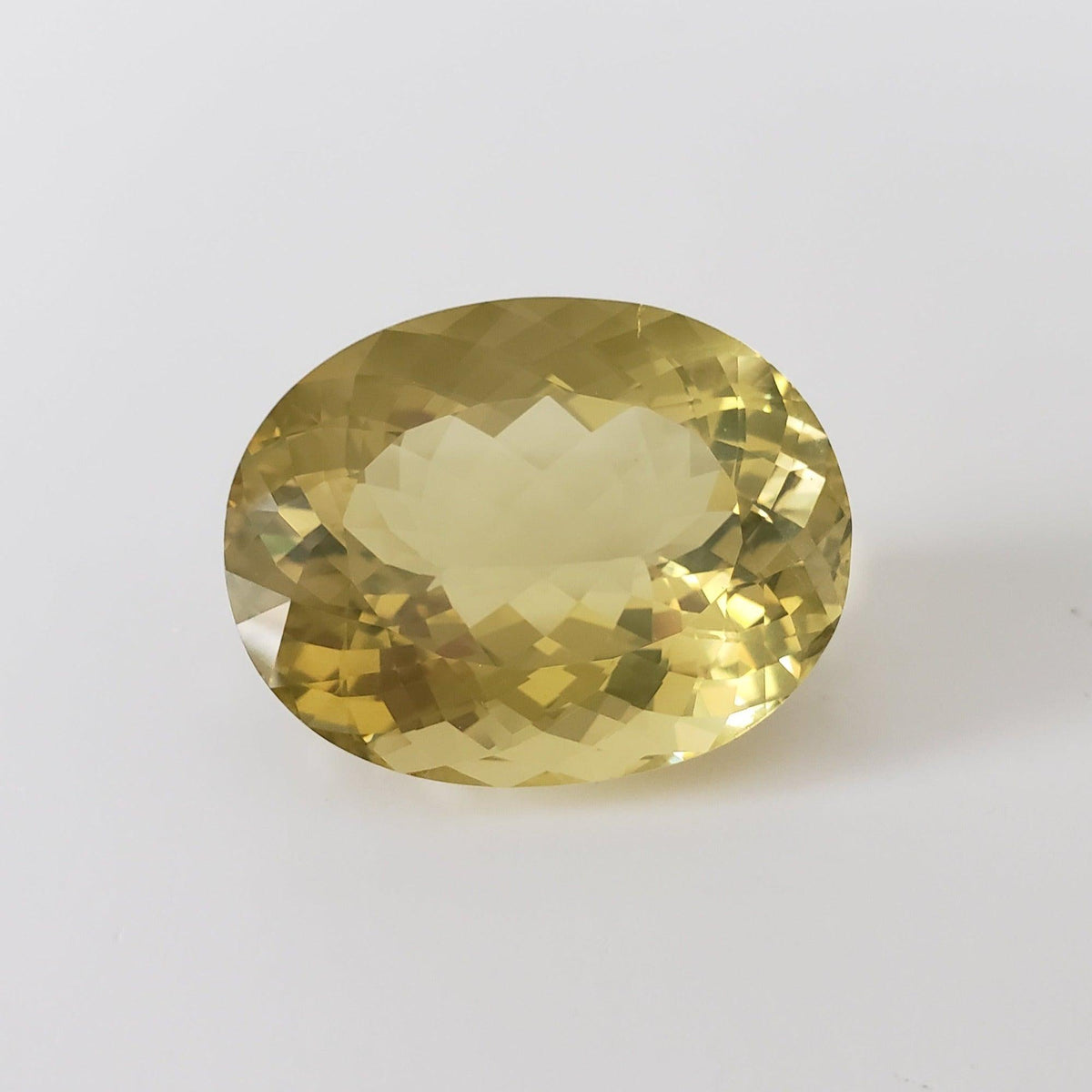  Lemon Quartz | Unheated Natural | Oval Cut | 35x28mm 105.25ct 