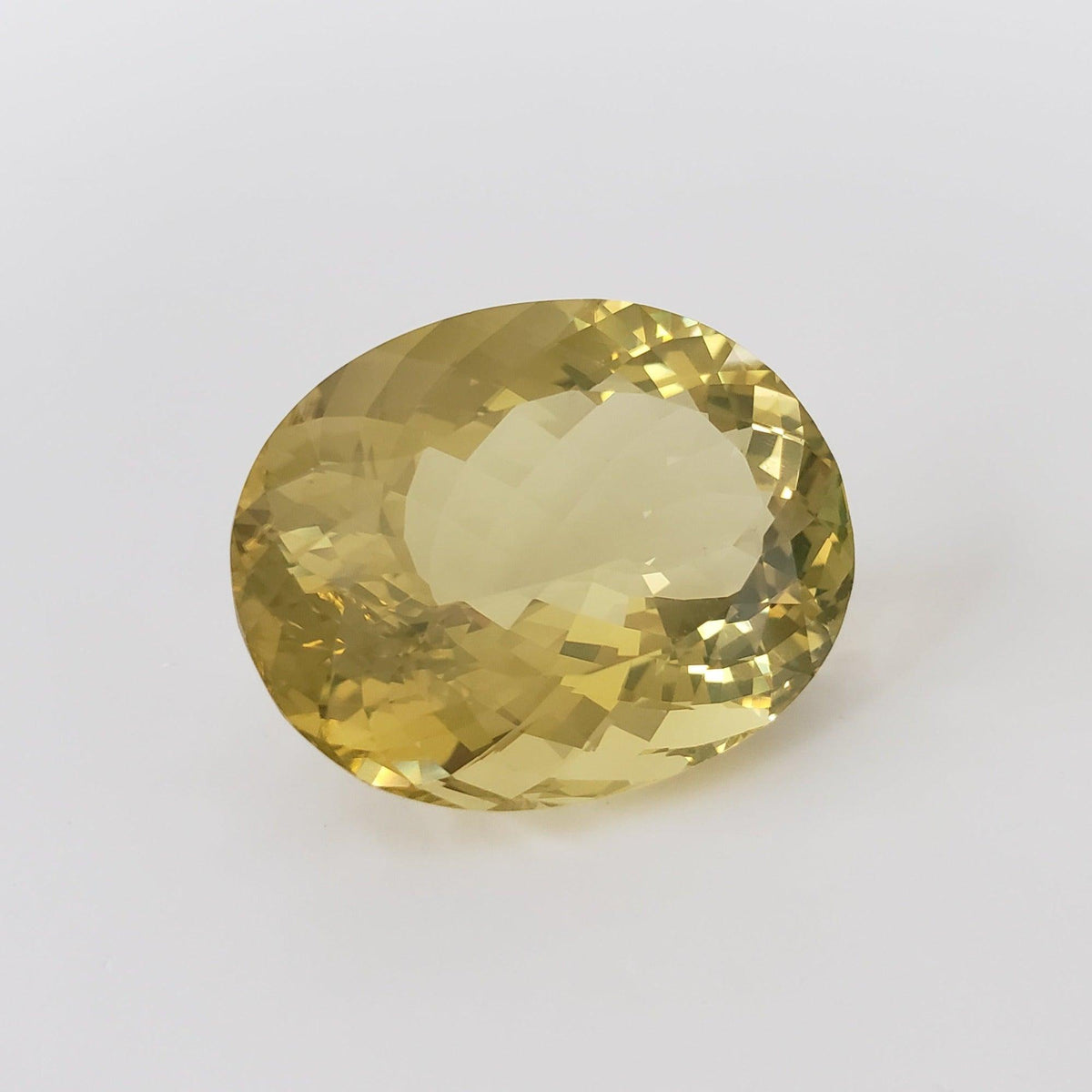  Lemon Quartz | Unheated Natural | Oval Cut | 35x28mm 105.25ct 