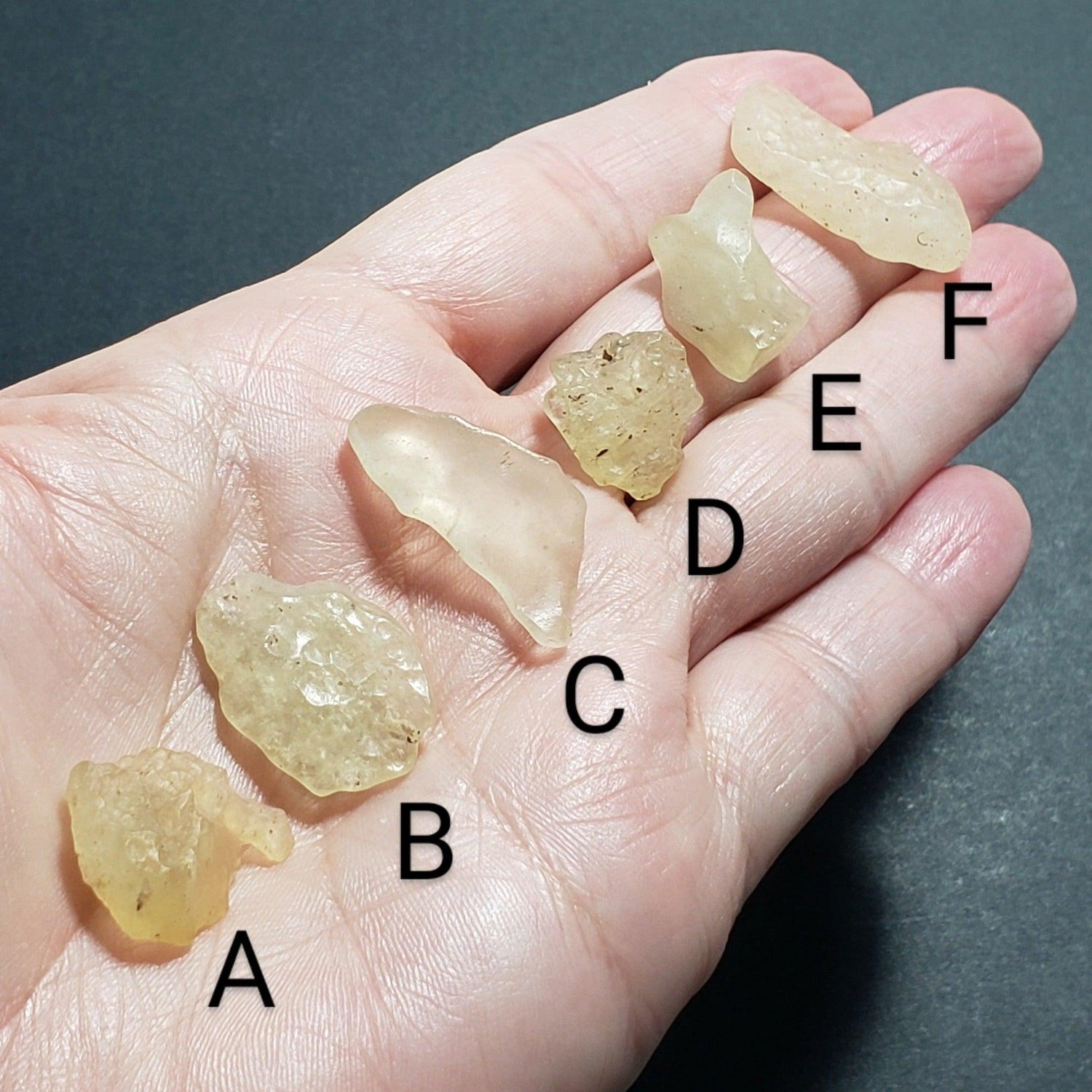  Libyan Desert Glass | Natural Impact Glass | 1.5 - 2.9 Grams | Authentic Impactite 