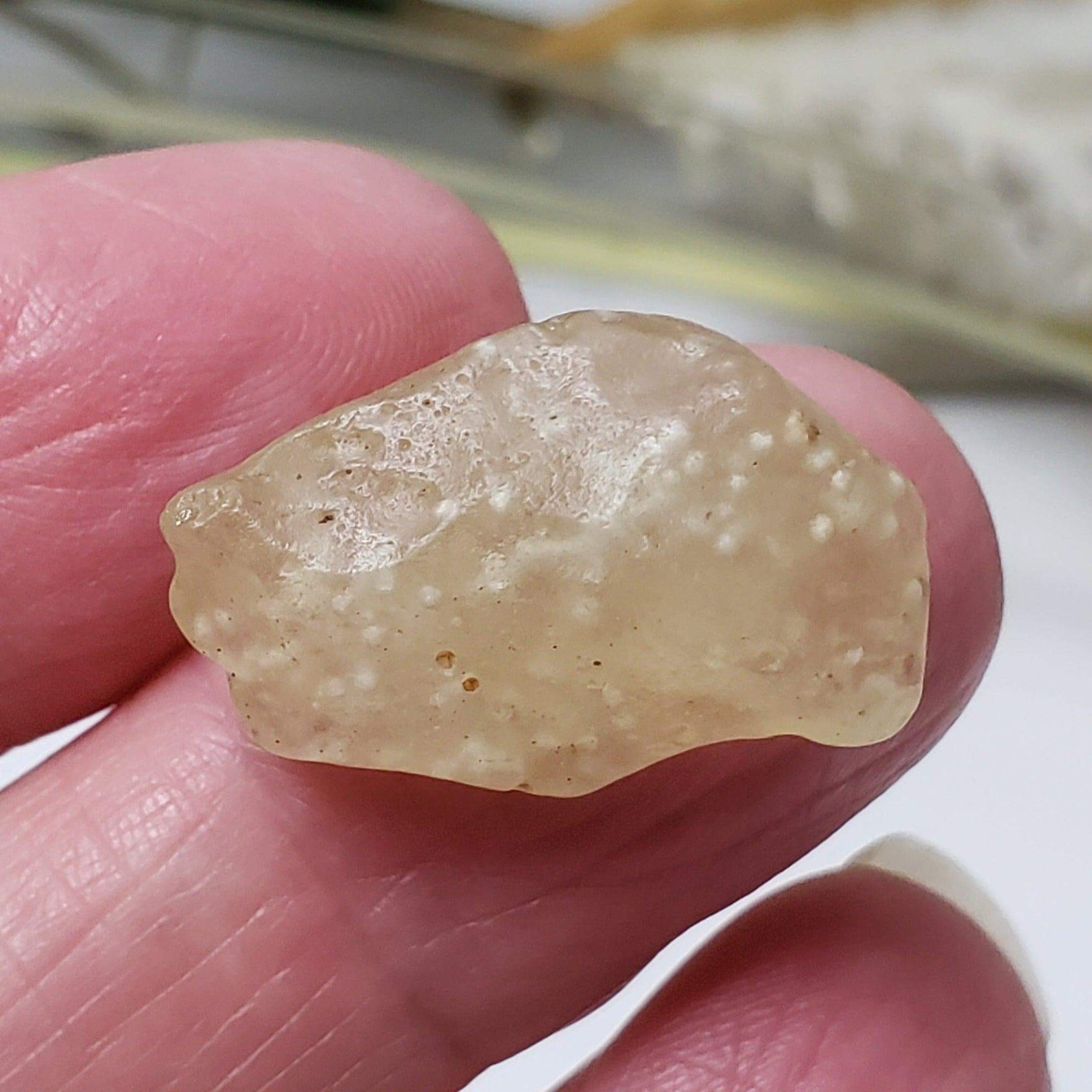 Libyan Desert Glass Tektite | 3.9 Grams | Impactite | Authentic