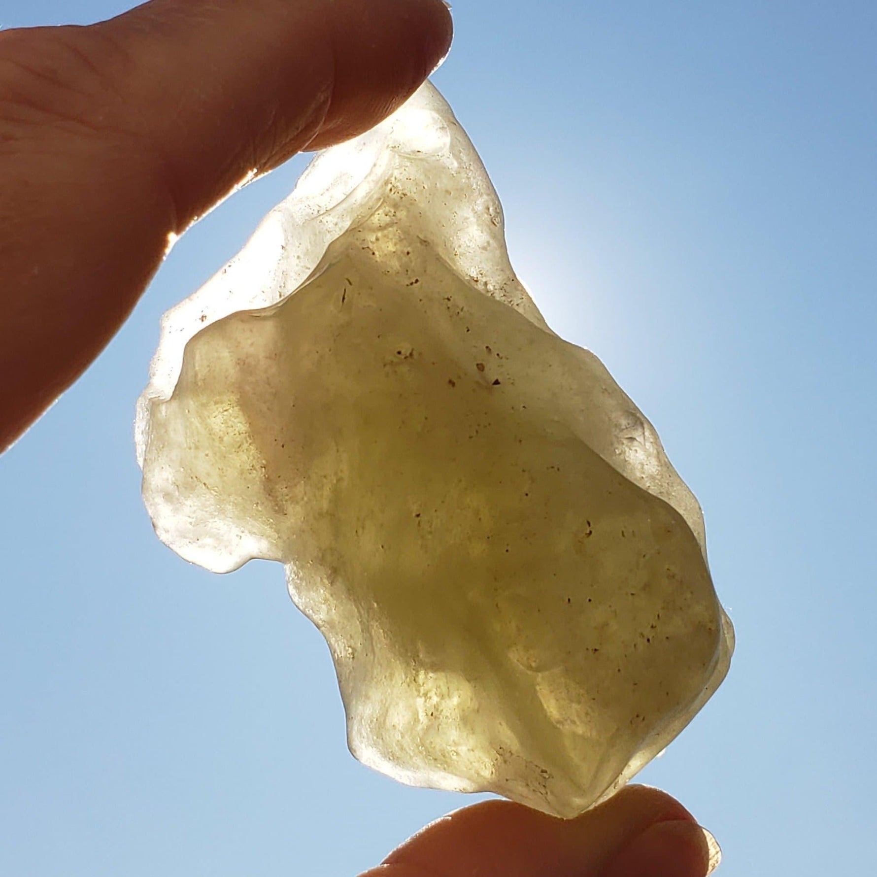  Libyan Desert Glass 75.37 Grams Authentic Impactite 