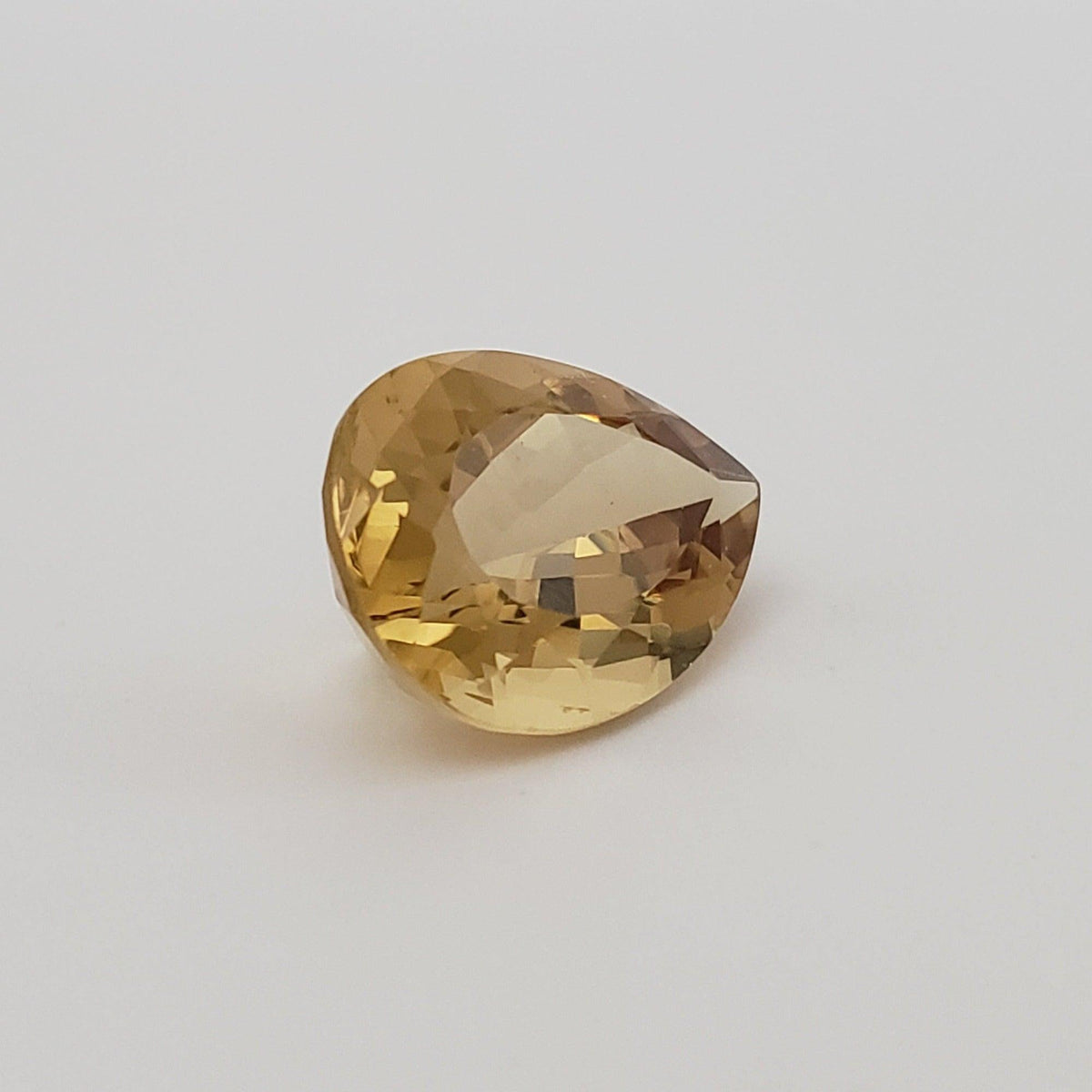  Madeira Citrine | Pear Shape Cut | Golden | 18x13mm 11.3ct 