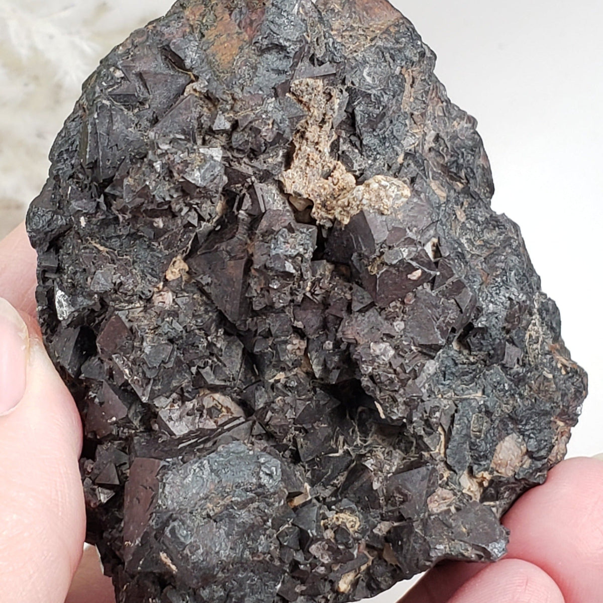 Magnetite Cluster | Crystals Mineral | 427 gr | Cerro de Mercado, Mexico