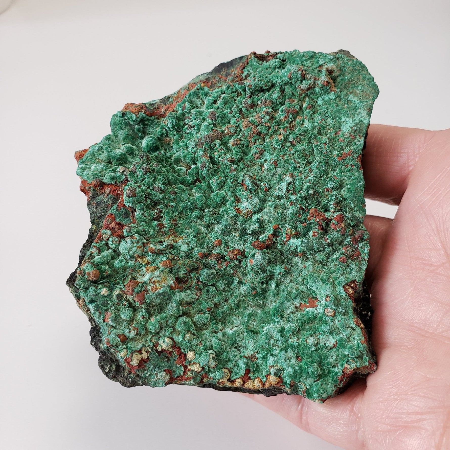 Malachite Slab | Natural Raw Mineral | 242 Grams | Mexico