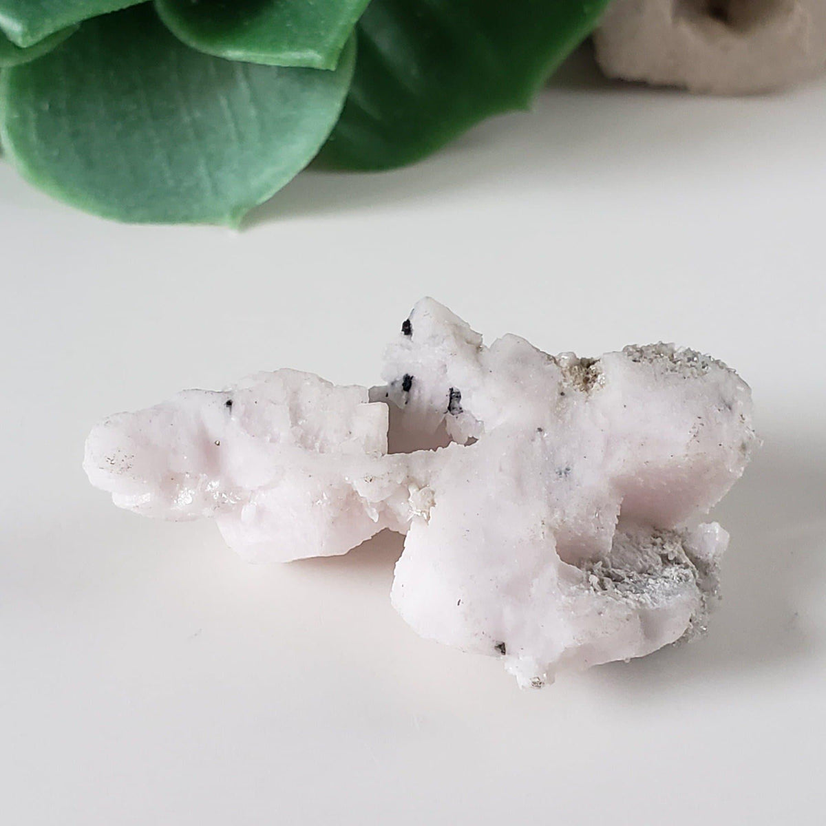 Mangano Calcite with Pyrite Crystal Cluster | 9.83 Grams | Lima, Peru