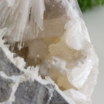  Mesolite with Stilbite in Geode | 352 gr | Dindoshi, India 