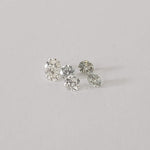  Moissanite | 6 Piece Lot | Round Diamond Cut | White | 2.5mm 