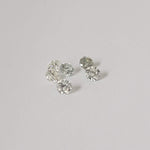  Moissanite | 6 Piece Lot | Round Diamond Cut | White | 2.5mm 