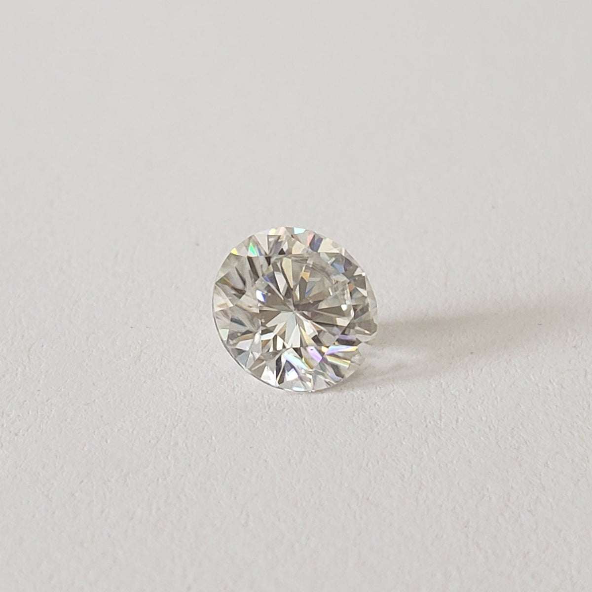  Moissanite | Round Diamond Cut | White | 7.5mm 